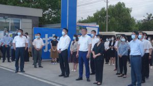 泰州市委書(shū)記朱立凡、泰州市長(cháng)萬(wàn)聞華分別率隊 蒞臨我司視察